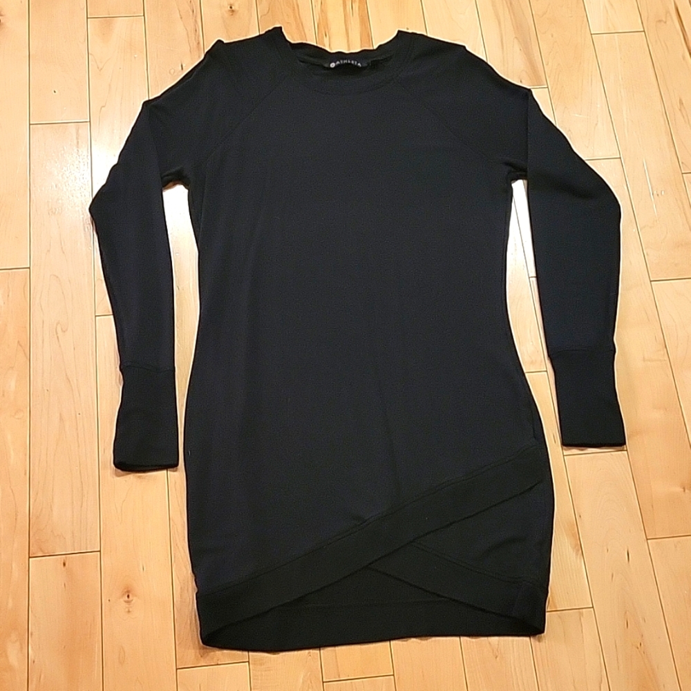 Athleta Criss Cross Sweatshirt Dress